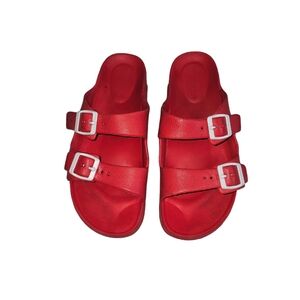 ***5/25*** Red Foam Sandals